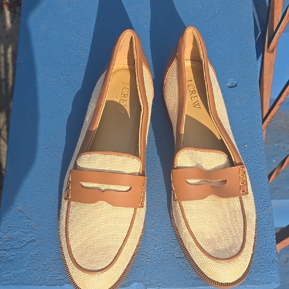 J. Crew Brown and Cream Loafers - Picture 2 of 5